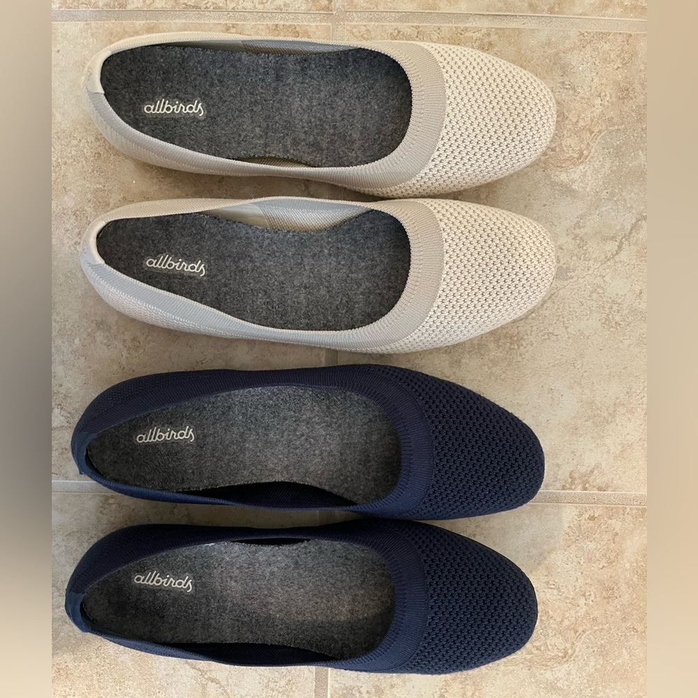 Size 10.5 Allbirds Tree Breezers Wheat & Marine